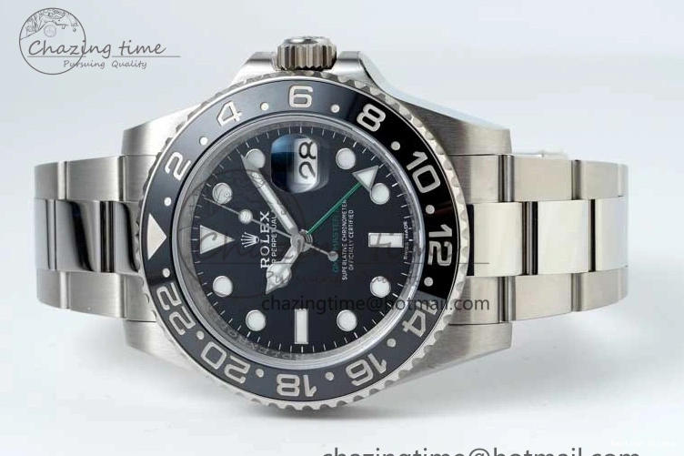 0114 GMT-Master II 116710 LN Black Ceramic 904L Steel NTF 1:1 Best Edition on Oyster Strap VR3186 CHS WaterResistant 2300